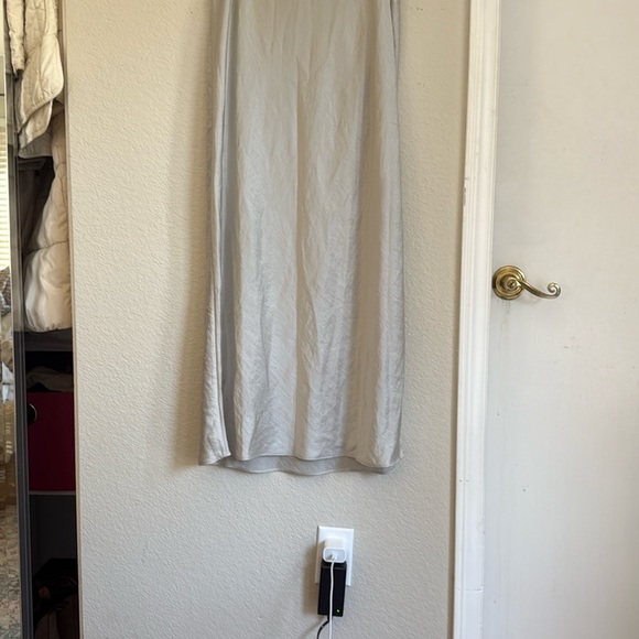 NWT madewell satin maxi slip skirt - Picture 7 of 7